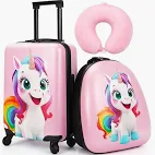 Kids Cartoon Trolley Bag